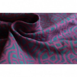 Yaro Braid Purple Emerald Soft Linen