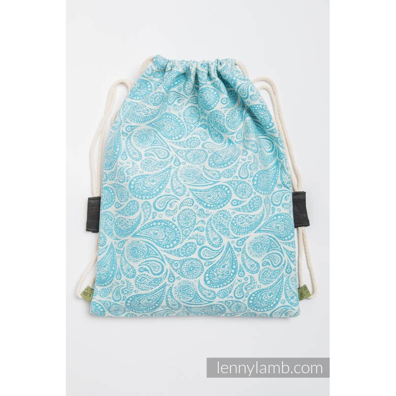 Vrecko/ruksak Paisley Turquoise /Cream