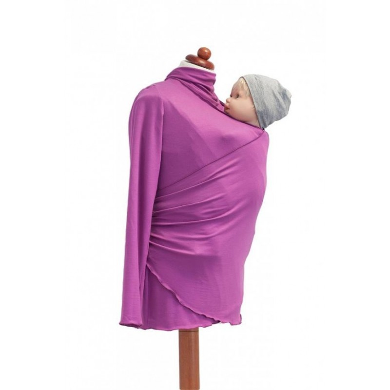 Zavinovací sveter ostružinová (letná verzia-bambus)
