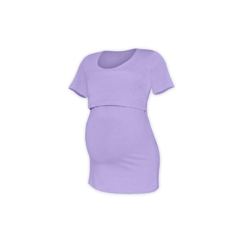 Kateřina - tričko na dojčenie, krátke rukávy, lavender