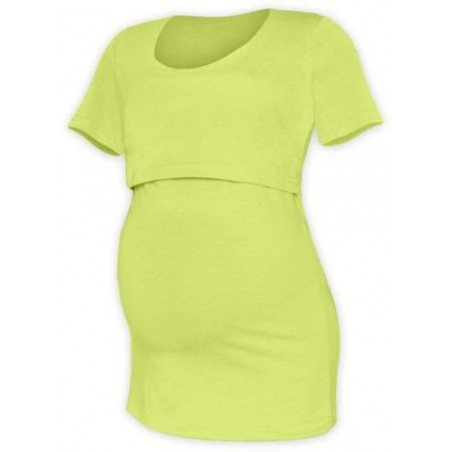 Kateřina - tričko na dojčenie, krátke rukávy, svetlo zelená