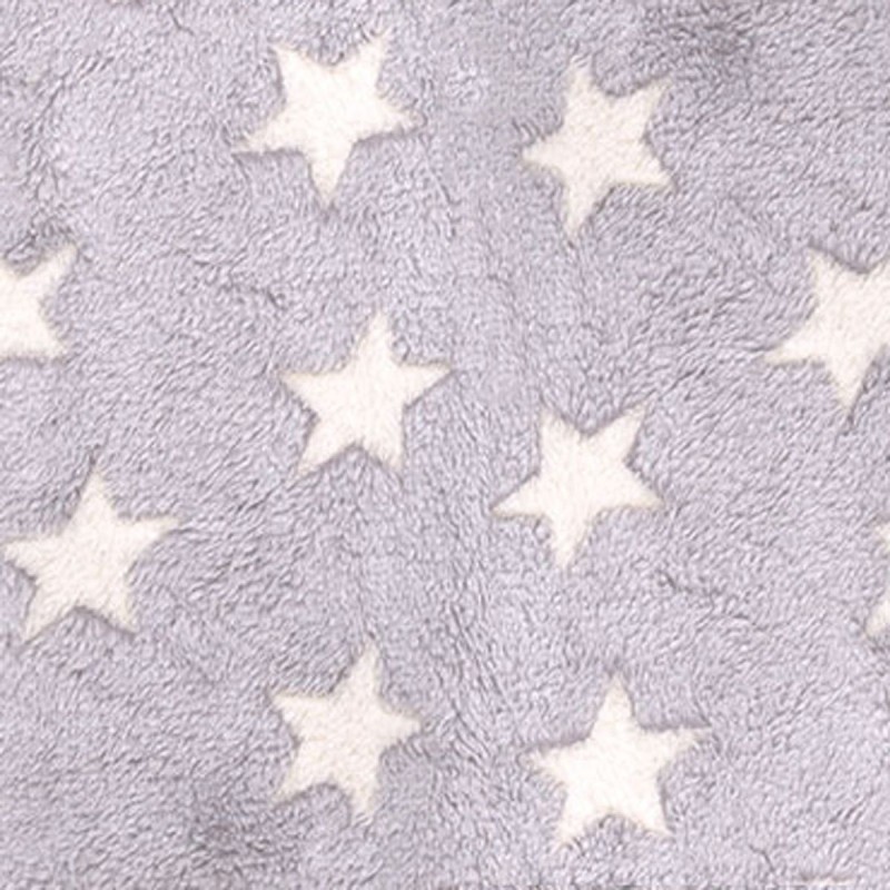 Zavinovacia fleece deka - Smotanové hviezdičky