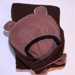 MaM ochranná kapsa zimná kolekcia 2013 hnedá - hnedé medvedie uši 